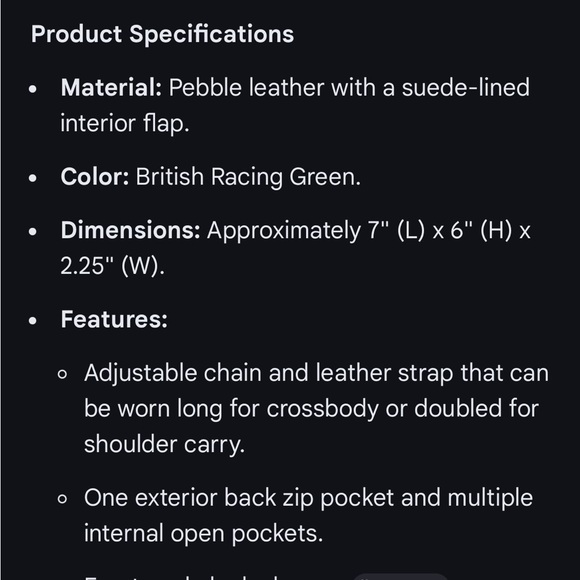 Coach Small Shadow Crossbody Whipstitch 37002 - Picture 15 of 15